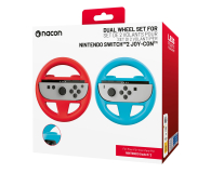 Akcesorium do pada Nacon SWITCH2 Kierownice uchwyty do Joy-con czerwony/niebieski